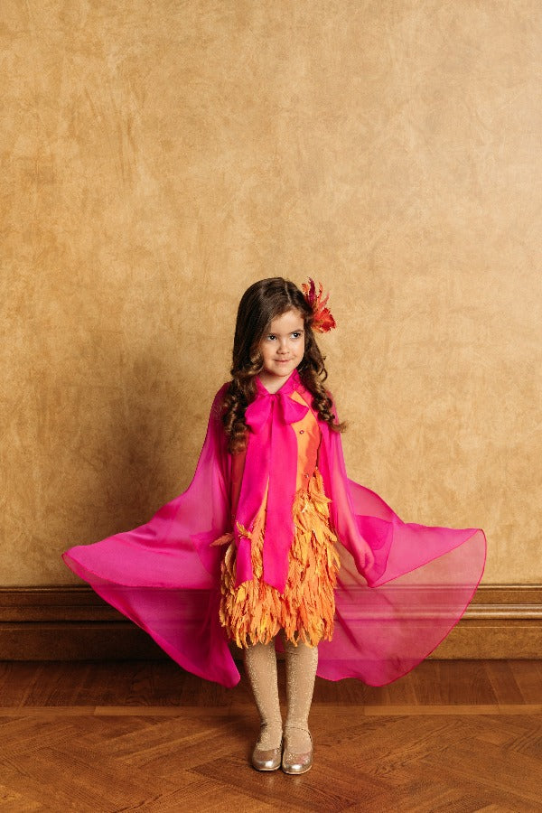 Kids feather dress online