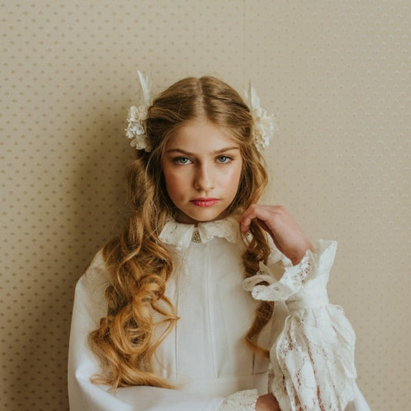 ARISTOCRAT KIDS DREAMY WHITE DENIM CAPE TALE OF THE GRACIOUS