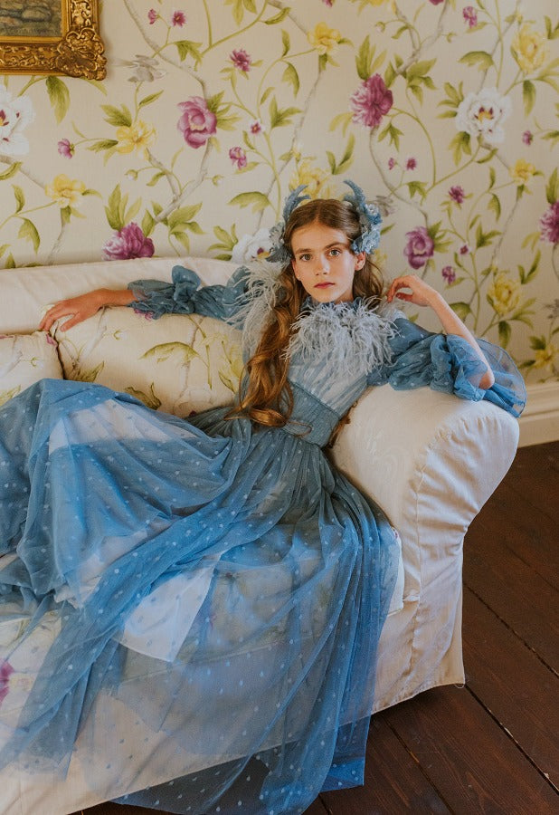 ARISTOCRAT KIDS | WINTER WATERFALL DRESS | TALE OF THE GRACIOUS SWAN House of ARISTOCRAT ARISTOCRAT KIDS | WINTER WATERFALL DRESS | TALE OF THE GRACIOUS SWAN House of ARISTOCRAT
